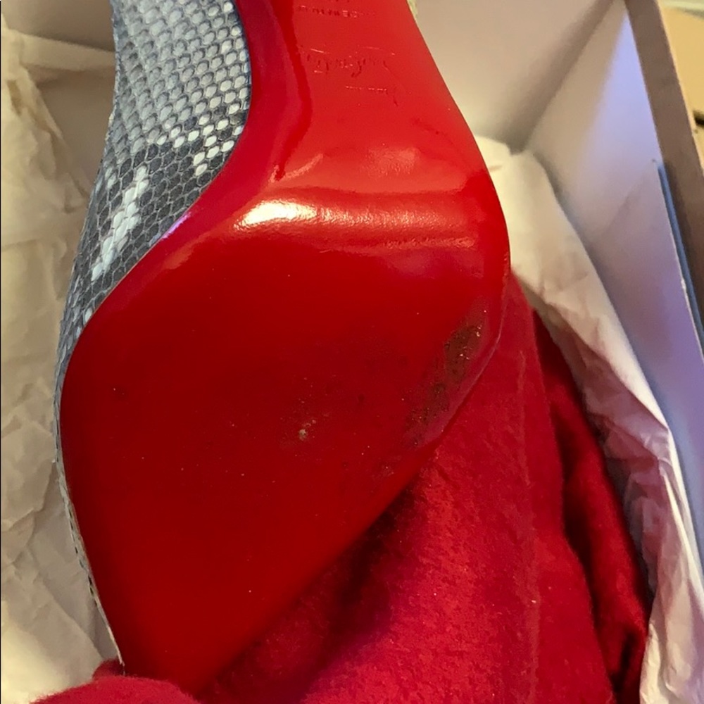 Christian Louboutin Python Pumps - Picture 6 of 8